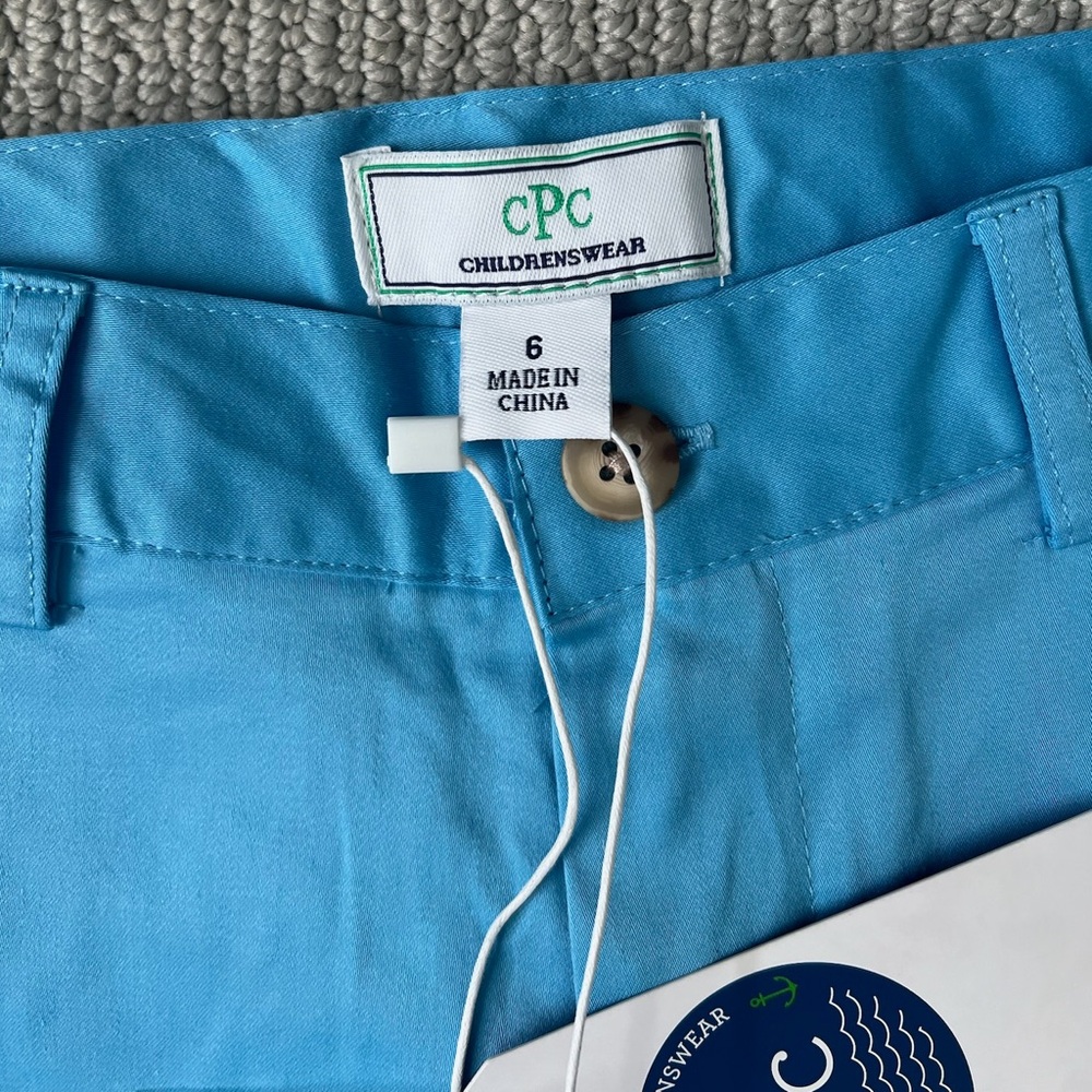 Bright blue boys pants in size 6